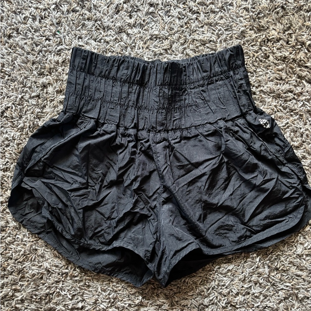 FP Movement by Free People Black High-Waisted Shorts